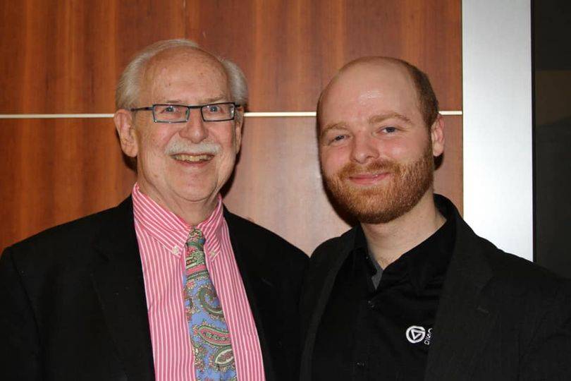 Prof. Dan Stolper and Nate Bliton.